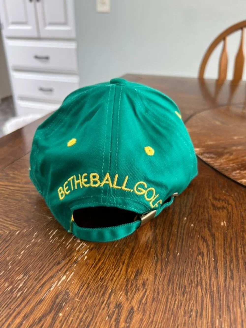 BE THE BALL Golf Cap with adjustable strap - $19